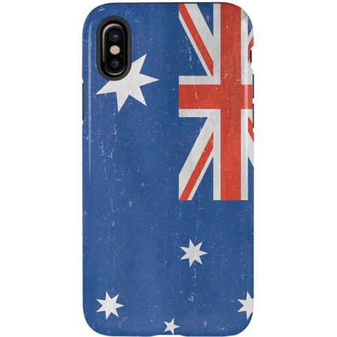 Australia Flag Distressed iPhone X Pro Case